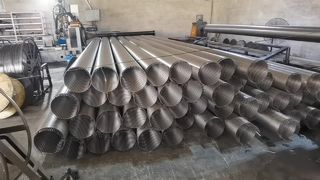 Profesjonalny cylinder sitowy owinięty drutem SS304 Johnson