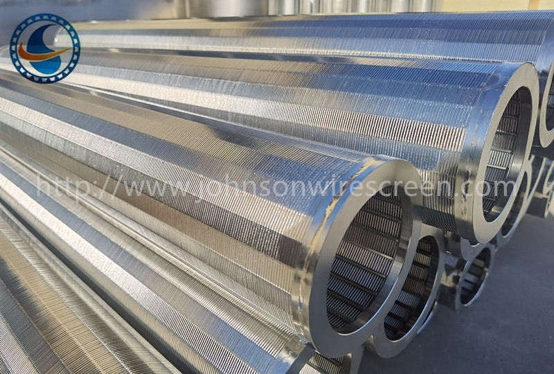 SS304 Sztuka 25μm Johnson Wedge Wire Screen Filter Do 80% otwartej powierzchni