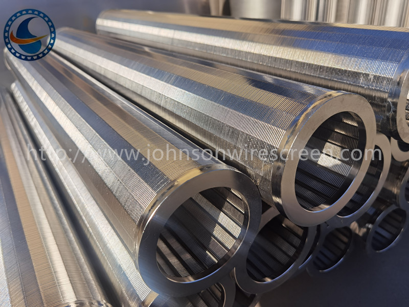 SS304 Sztuka 25μm Johnson Wedge Wire Screen Filter Do 80% otwartej powierzchni