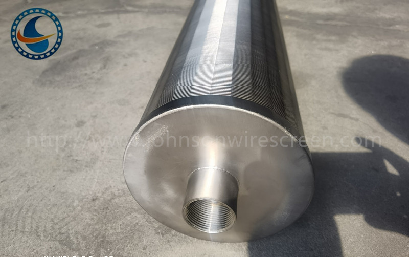 SS304 Sztuka 25μm Johnson Wedge Wire Screen Filter Do 80% otwartej powierzchni