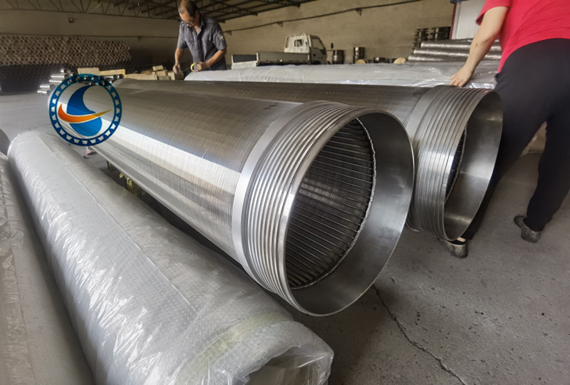 Galwanizacja i SS 304 Johnson Wedge Wire Water Well Screen Filter Tube