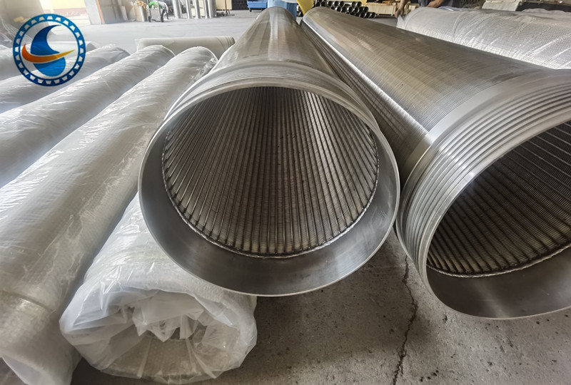 Galwanizacja i SS 304 Johnson Wedge Wire Water Well Screen Filter Tube