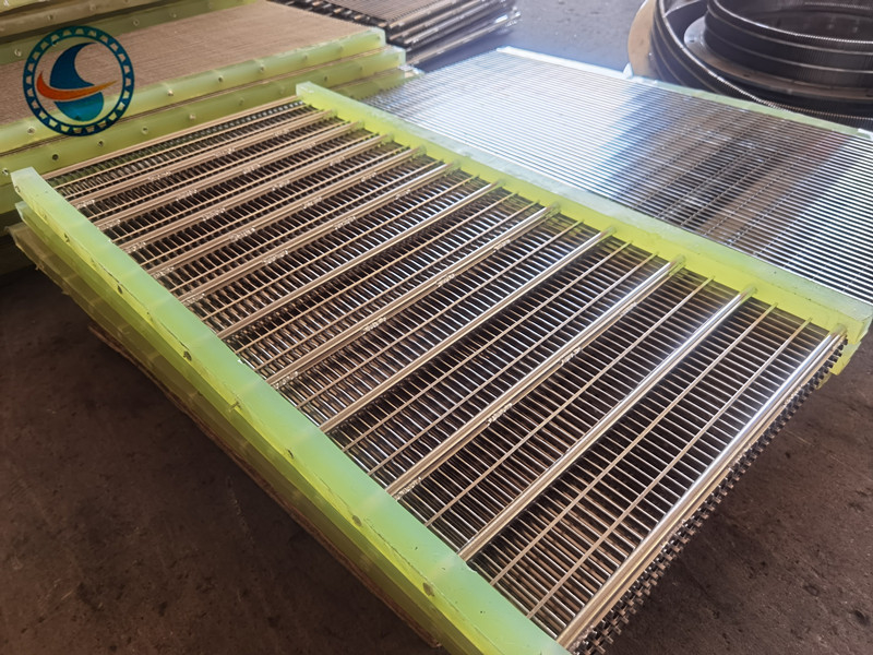 Płytka ze stali nierdzewnej 304 Slot 1,7 mm Panel ekranowy z drutem klinowym do filtracji żywności