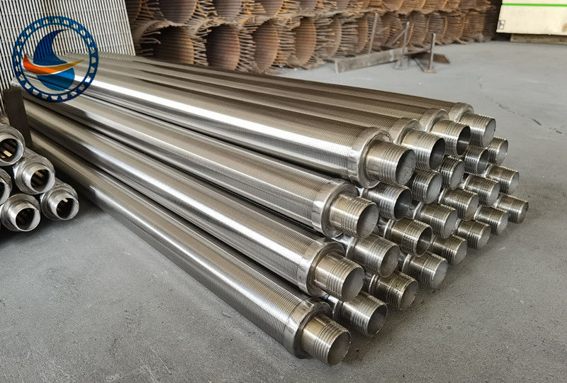 SS304 Profil w kształcie winy Wire Wedge Wire Screen Filter Pipe