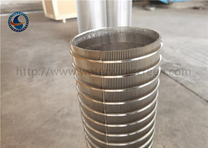 Wkład filtra odwadniającego do wytłaczania rur ze stali nierdzewnej 304 Fito Slot Johnson Screen Pipe Extrusion