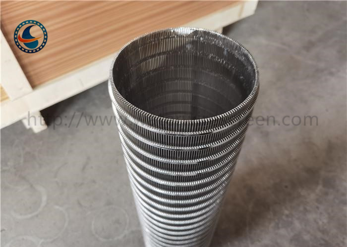 Wkład filtra odwadniającego do wytłaczania rur ze stali nierdzewnej 304 Fito Slot Johnson Screen Pipe Extrusion