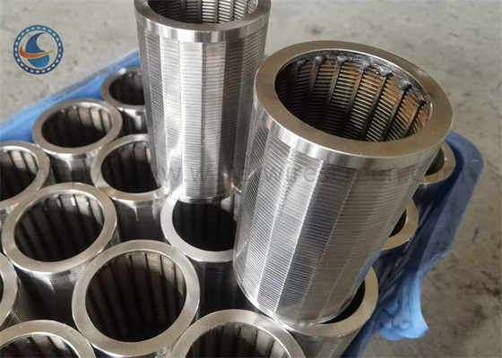 Kontrola ciśnienia piasku ze stali nierdzewnej Wedge Wire Screen Filter Rating Pipe