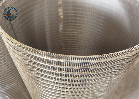 Wedge Wire Wrapped Szczelinowy Obrotowy Bęben Ekranowy Mycie wsteczne
