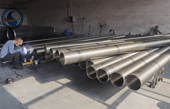 Komercyjne / mieszkalne ekrany studni z piaskiem do kontroli piasku Wedge Wire Sheets