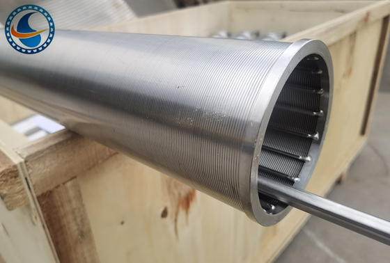SS304 OD80MM Czyste okrągłe 100 mikronów Włókno do ekranu do urządzeń mechanicznych