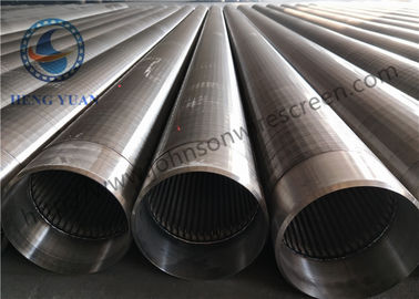 Wedge V Shaped Ss 205 Johnson Wire Screen Owinięta szczelinowa rura do filtracji