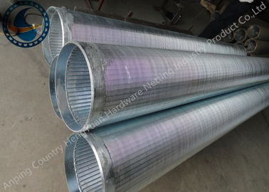Wytrzymałość mechaniczna Johnson Wedge Wire Screens Niski spadek ciśnienia 10-3000 mm długości