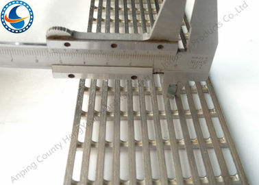 304 płaskie panele z drutu klinowego ze stali nierdzewnej, antykorozyjne, szczelinowe 0,2 mm;