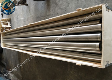 5800mm Johnson Wedge Wire Screens / Rura ze studni wodnej ze stali nierdzewnej
