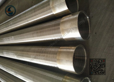 304/316L Vee Round Well Screen Pipe Trwała do wiercenia studni wodnych