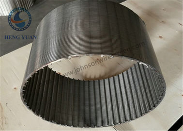Wysoka filtracja Ss 304 Johnson Wire Screen w kształcie litery V Szczelina 0,25 mm