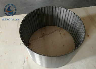 SUS 304 Wound Johnson Profile Wire Wrap Screen Rura o długości 5800 mm