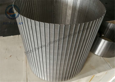 SS 316L Filtry sitowe z drutem klinowym / Obrotowy ekran bębnowy 520 Mm Dia
