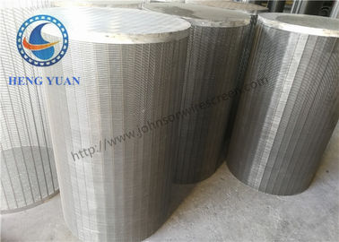 304 SS Johnson Wedge Wire Screen Studnie wód gruntowych w kształcie litery V do filtra bębnowego