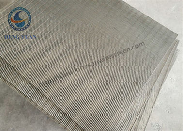 SS 205/304/316 / Wedge Wire Mesh do przesiewania sita filtrującego Rozmiar szczeliny 0,5 mm