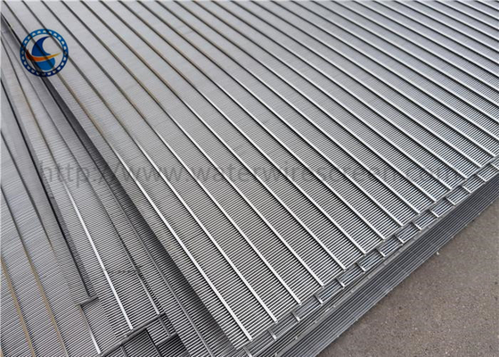 Filtr Johnson 304 Wedge Wire Screen Panele Ekran zginania sita ze stali nierdzewnej