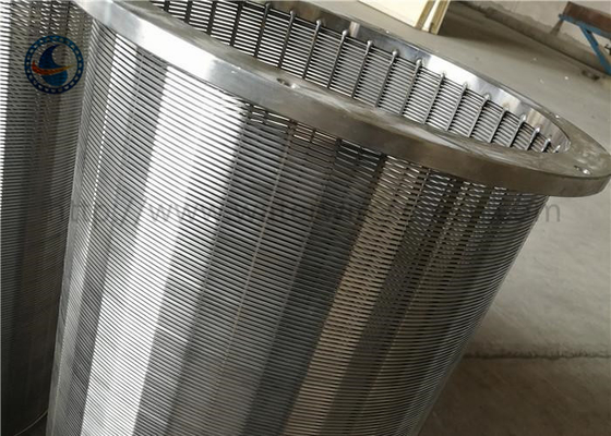 Filtr cylindryczny Johnson Wedge Wire Screen Foti Slot 0,5 mm ze stali nierdzewnej