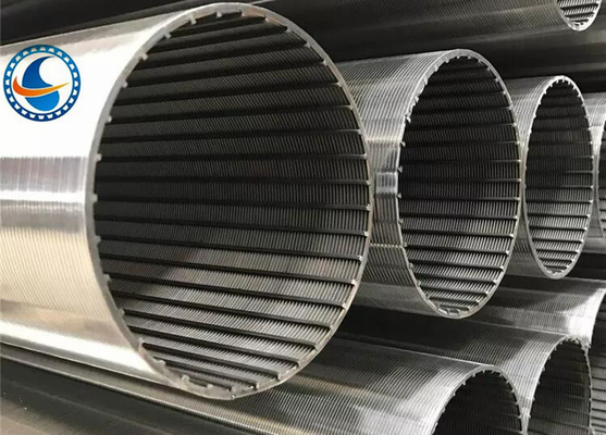 0.5mm Slot Johnson Typ Wedge Wire Screen Filtr ze stali nierdzewnej